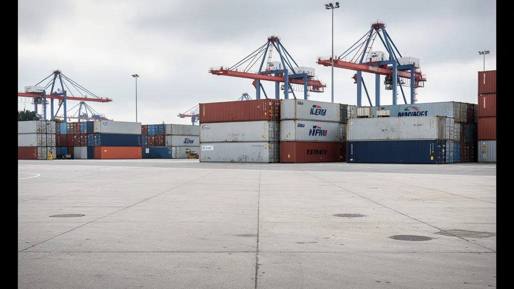 Zone portuaire de Marseille avec conteneurs, point d'entrée historique des populations de rats